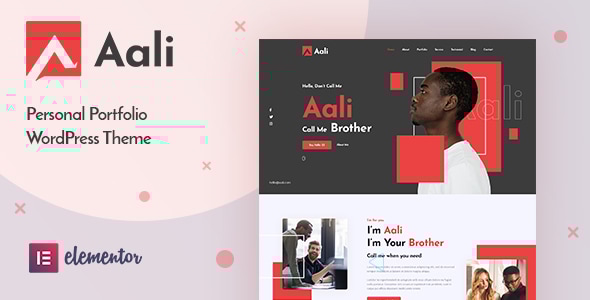 Aali - Personal Portfolio WordPress Theme Logo
